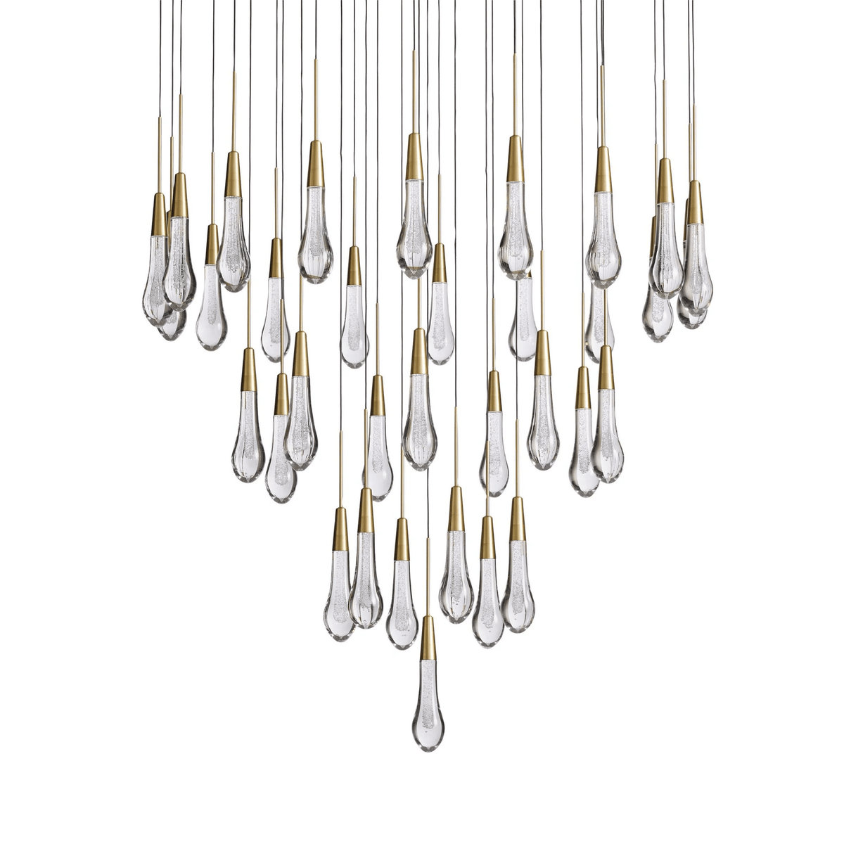 Soltaire Round Chandelier 17" 24" 36“ 58“ - cyranlamps