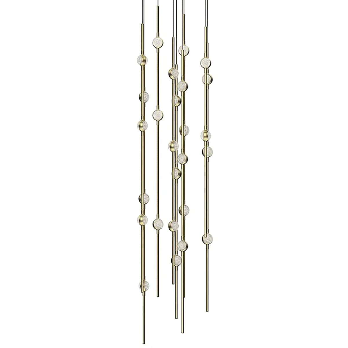 Sonne Constellation 12" Wide Beaded Chandelier 26 Light 2700K - cyranlamps