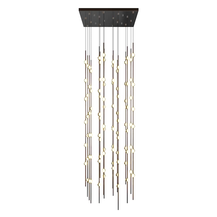 Sonne Constellation 22in Wide Beaded LED Chandelier - cyranlamps