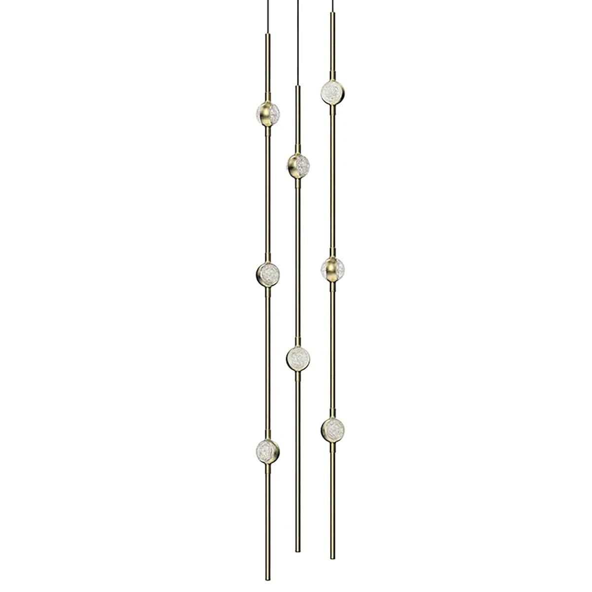 Sonne Constellation 6" Wide Beaded Chandelier - cyranlamps