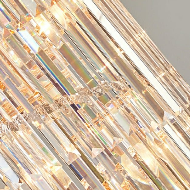 Spiral Crystal Chandelier For Foyer/ Staircase - cyranlamps