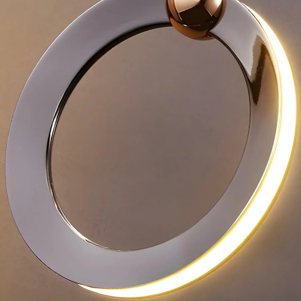Staircase Lighting Chandelier LED Ring Cluster Rotating Ceiling Light - Cyran Lamps