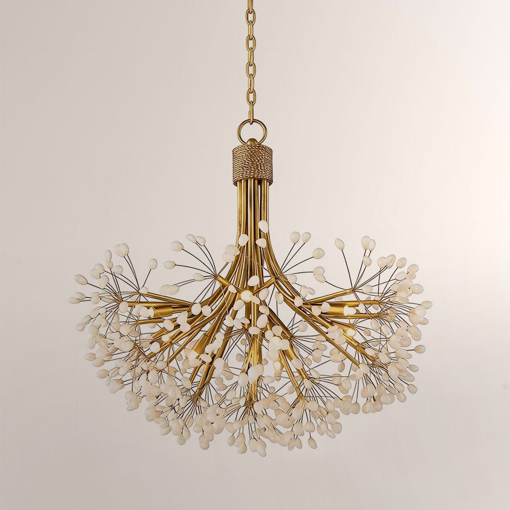 Stone Quartz Nine - Light Chandelier - Cyran Lamps