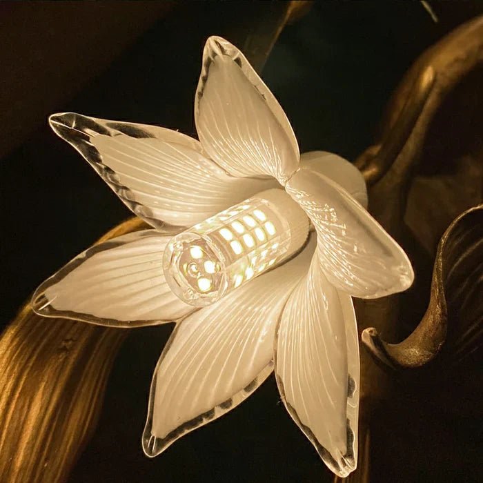 Stylish Colored Glaze Flower Crystal Chandelier - Cyran Lamps