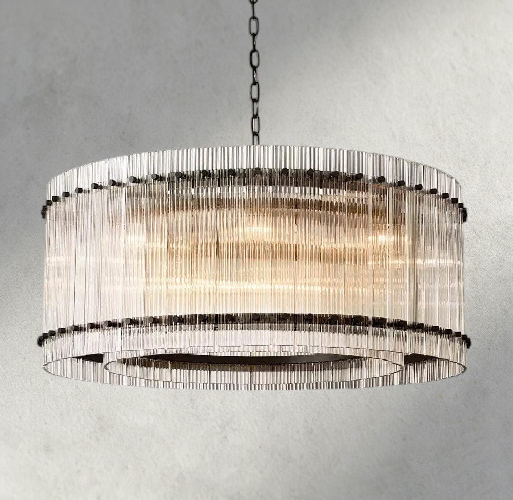 Sun Merca Round Chandelier 22", 37", 48", 60" - cyranlighting