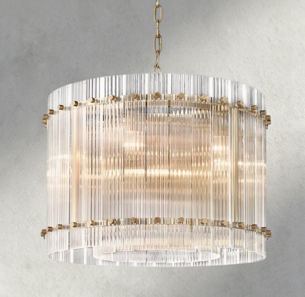 Sun Merca Round Chandelier 22", 37", 48", 60" - cyranlighting