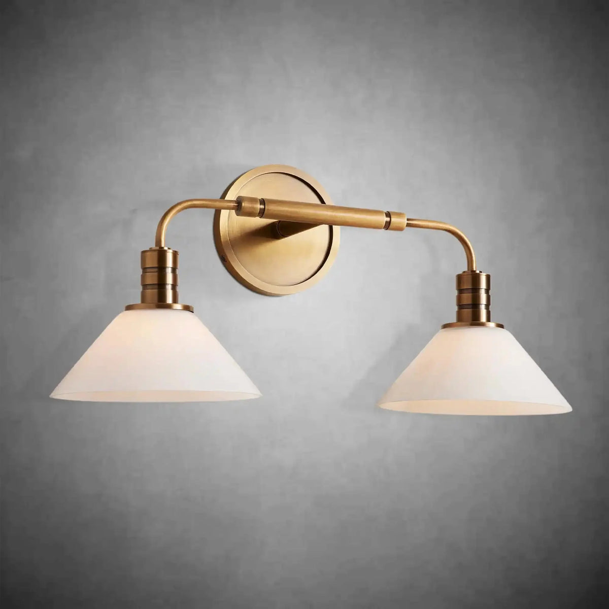 Theron Double Wall Sconce for Bedroom Hallway - cyranlamps