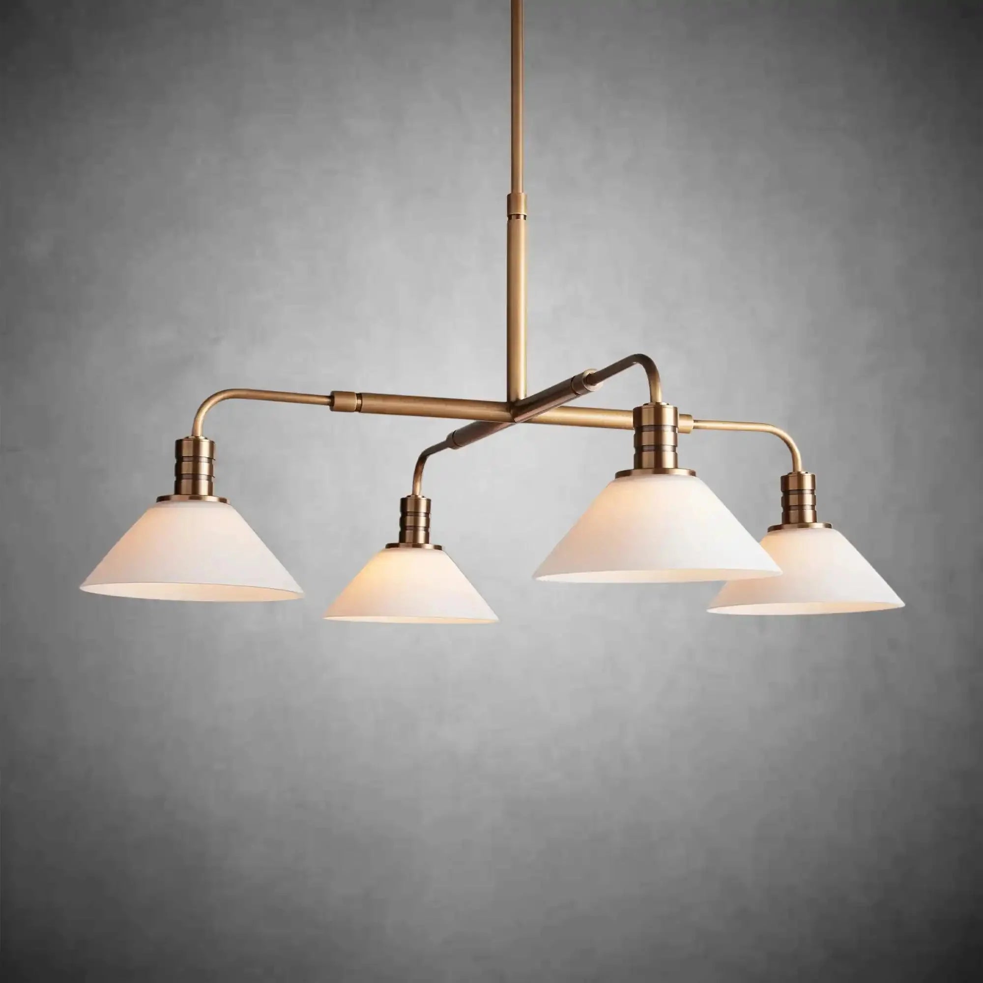 Theron Glass Round Chandelier 30'' 52'' - cyranlamps