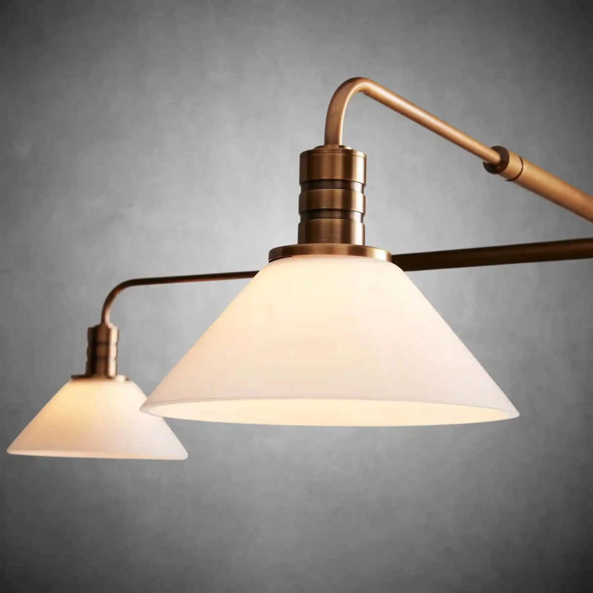 Theron Glass Round Chandelier 30'' 52'' - cyranlamps