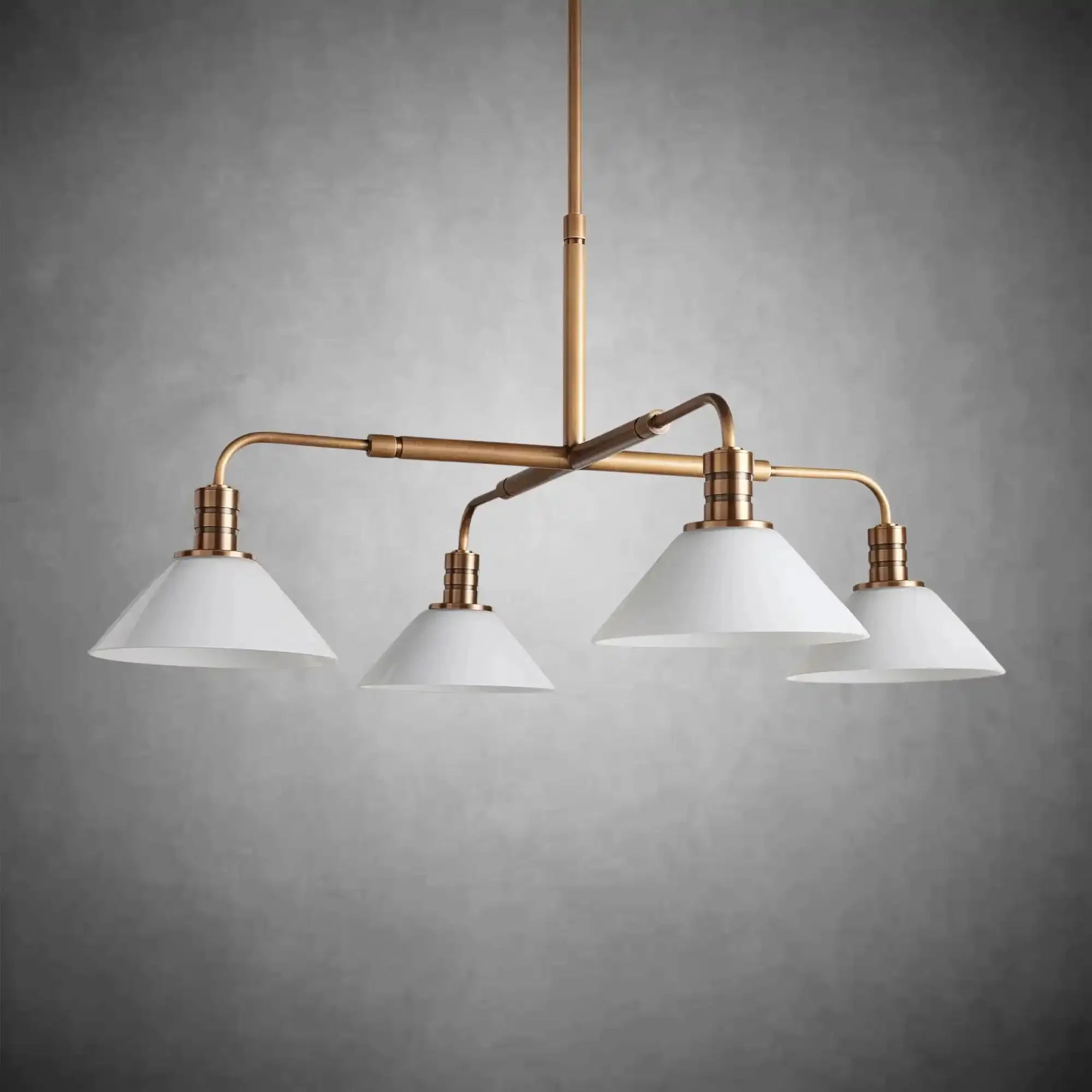 Theron Glass Round Chandelier 30'' 52'' - cyranlamps