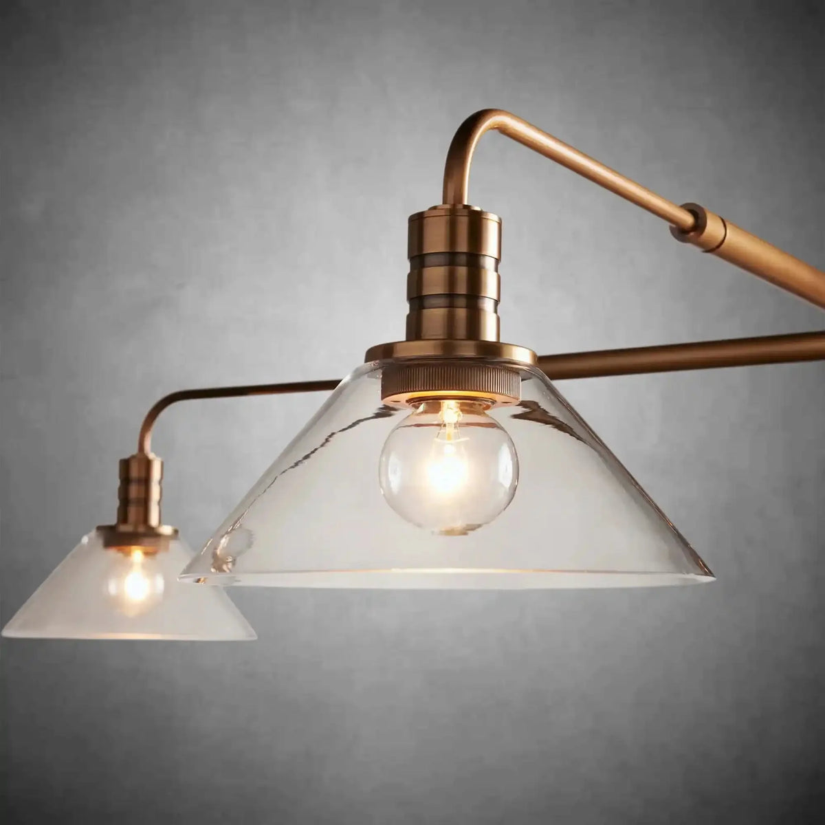Theron Glass Round Chandelier 30'' 52'' - cyranlamps