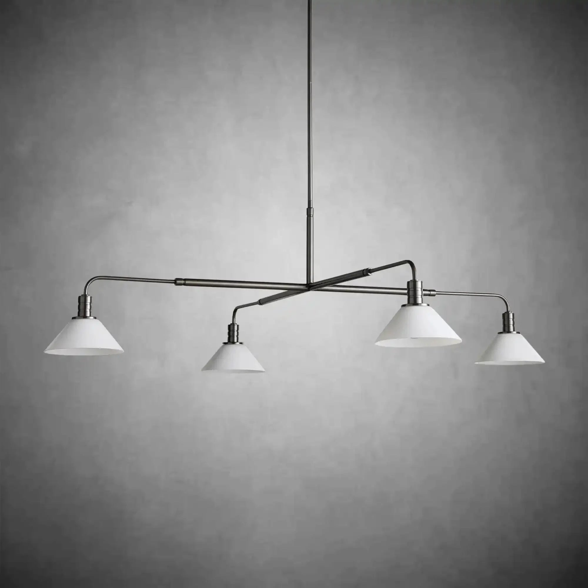 Theron Glass Round Chandelier 30'' 52'' - cyranlamps