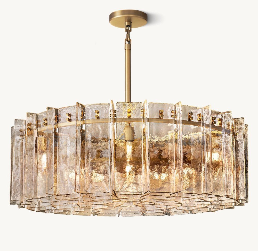 Trama Round Chandelier 48" - Cyran Lamps