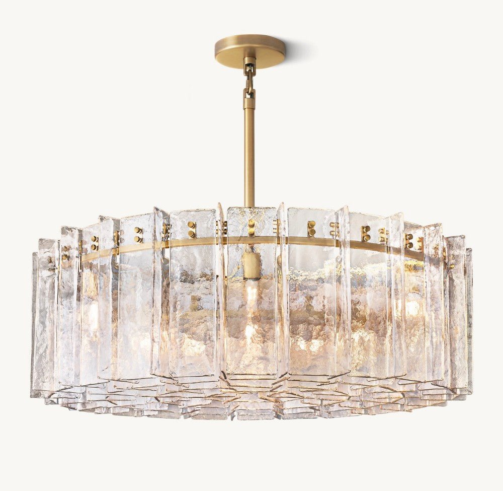 Trama Round Chandelier 48" - Cyran Lamps