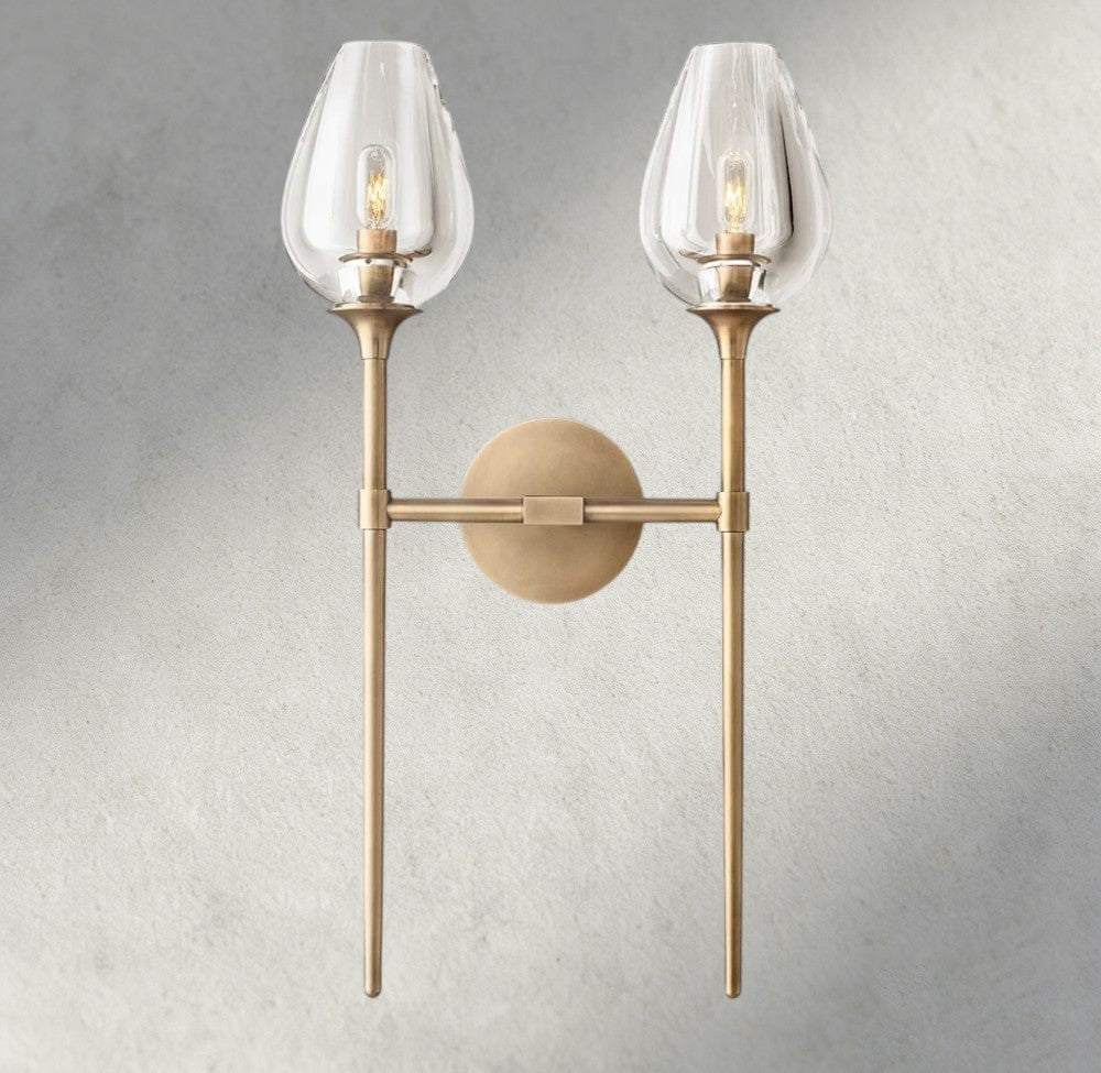 TULIP DOUBLE SCONCE - cyranlighting