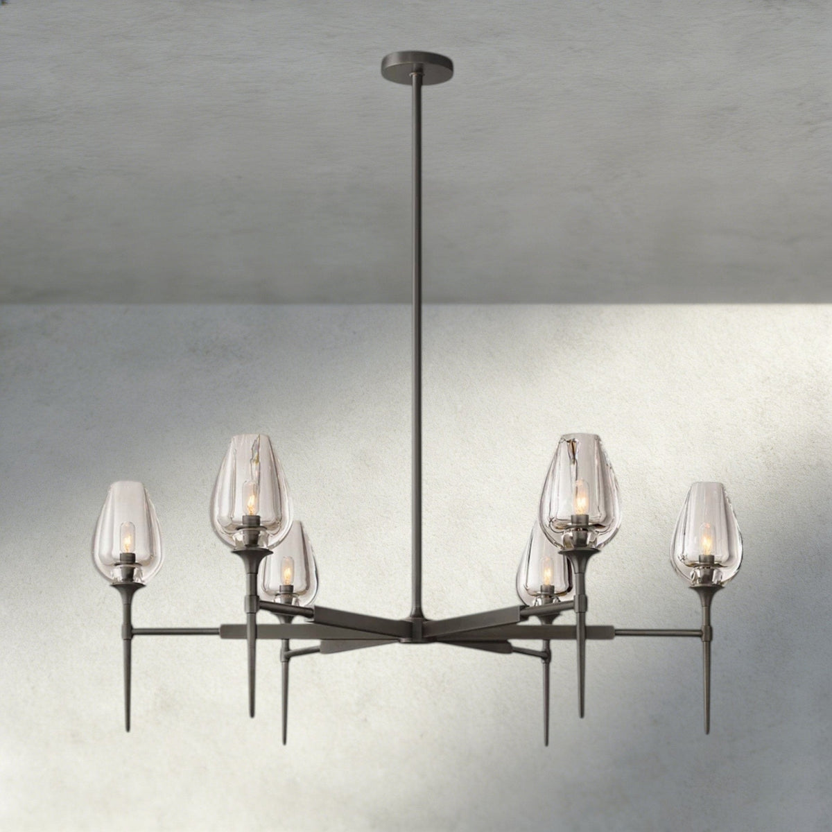 TULIP ROUND CHANDELIER 27", 42", 54" - cyranlighting