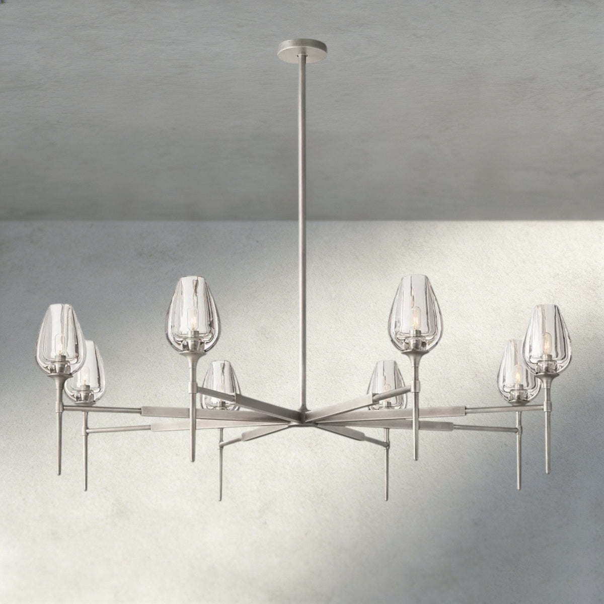 TULIP ROUND CHANDELIER 27", 42", 54" - cyranlighting