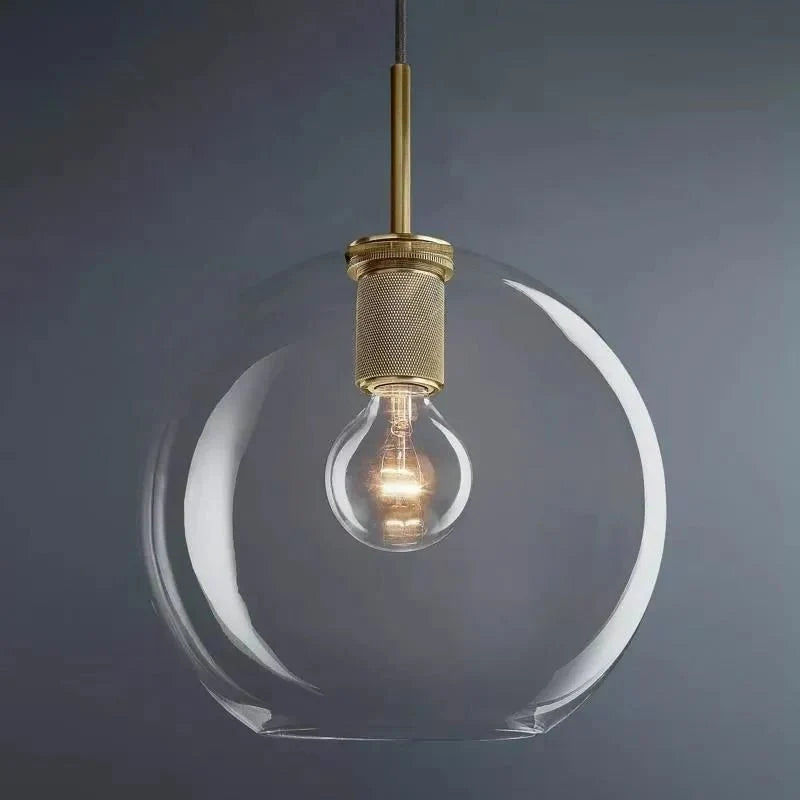 Utilitaira Globe Shade Pendant - cyranlighting
