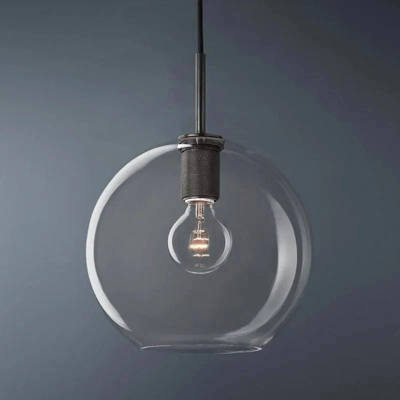 Utilitaira Globe Shade Pendant - cyranlighting