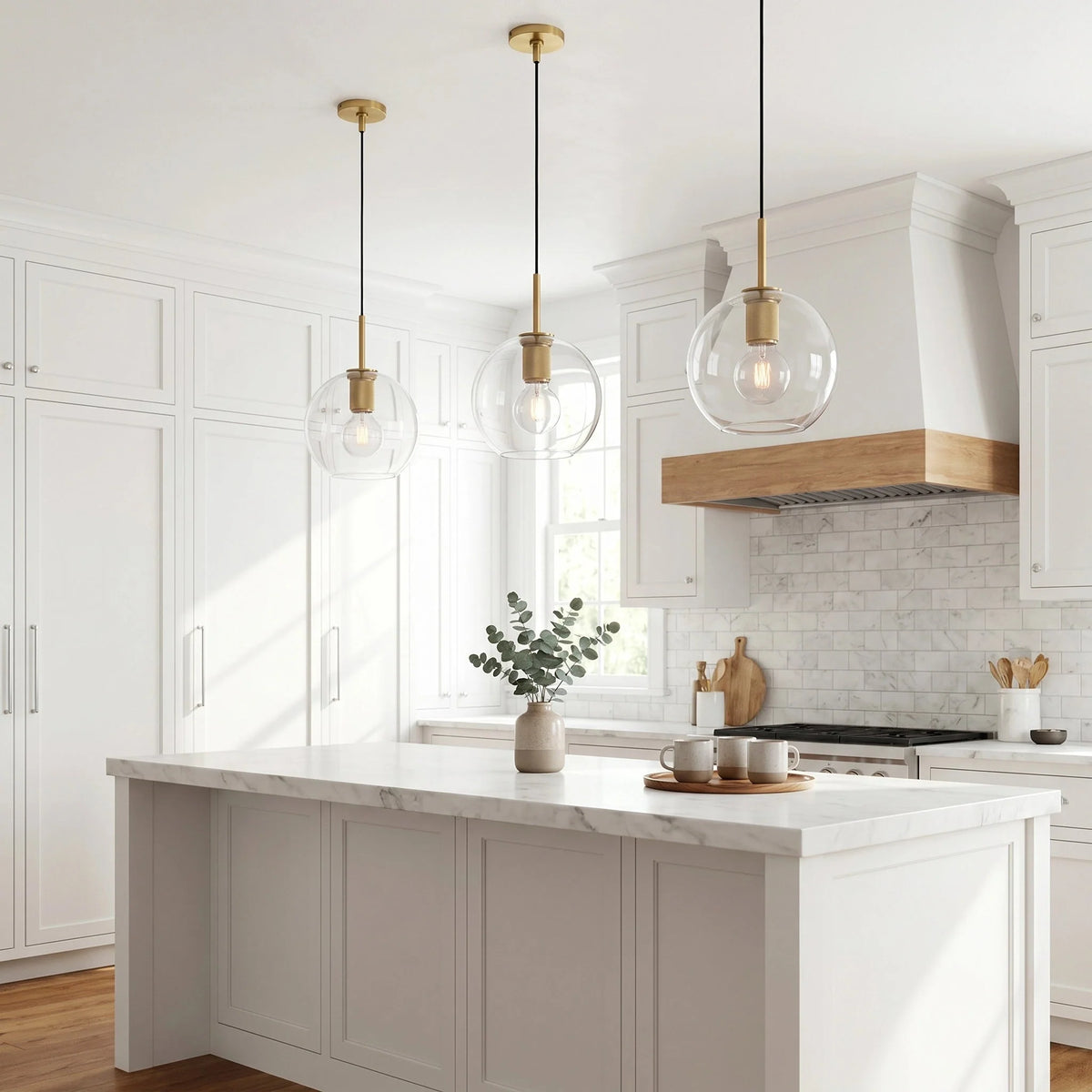Utilitaira Globe Shade Pendant - cyranlighting