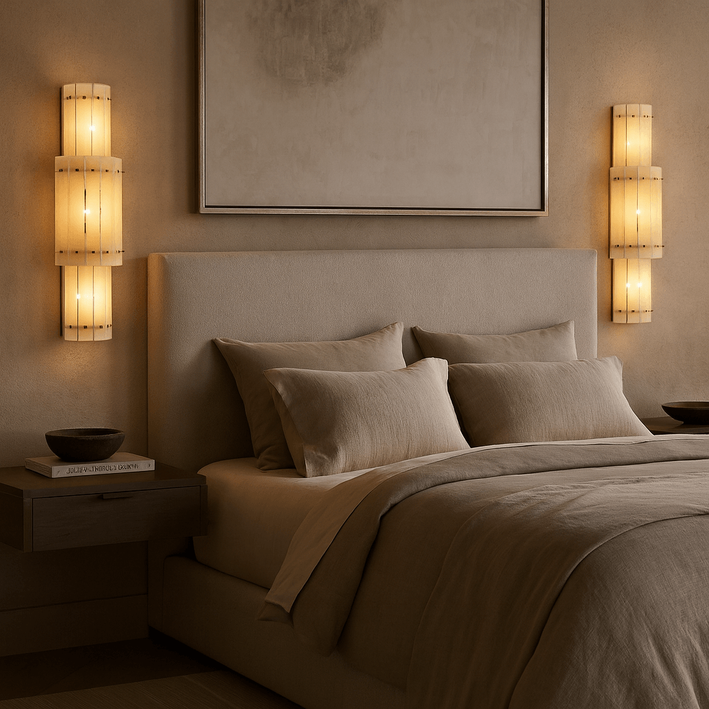 Valmont Marble Wall Sconce - cyranlighting