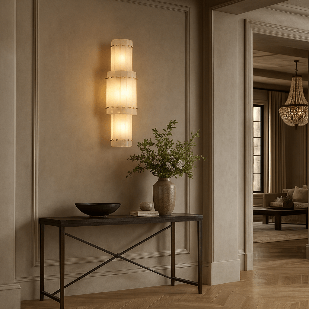 Valmont Marble Wall Sconce - cyranlighting