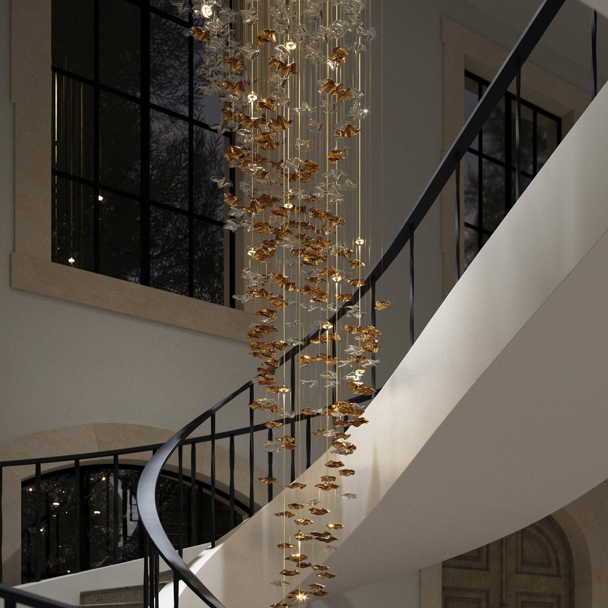 Veloria Fluid Glass Pendant - cyranlamps