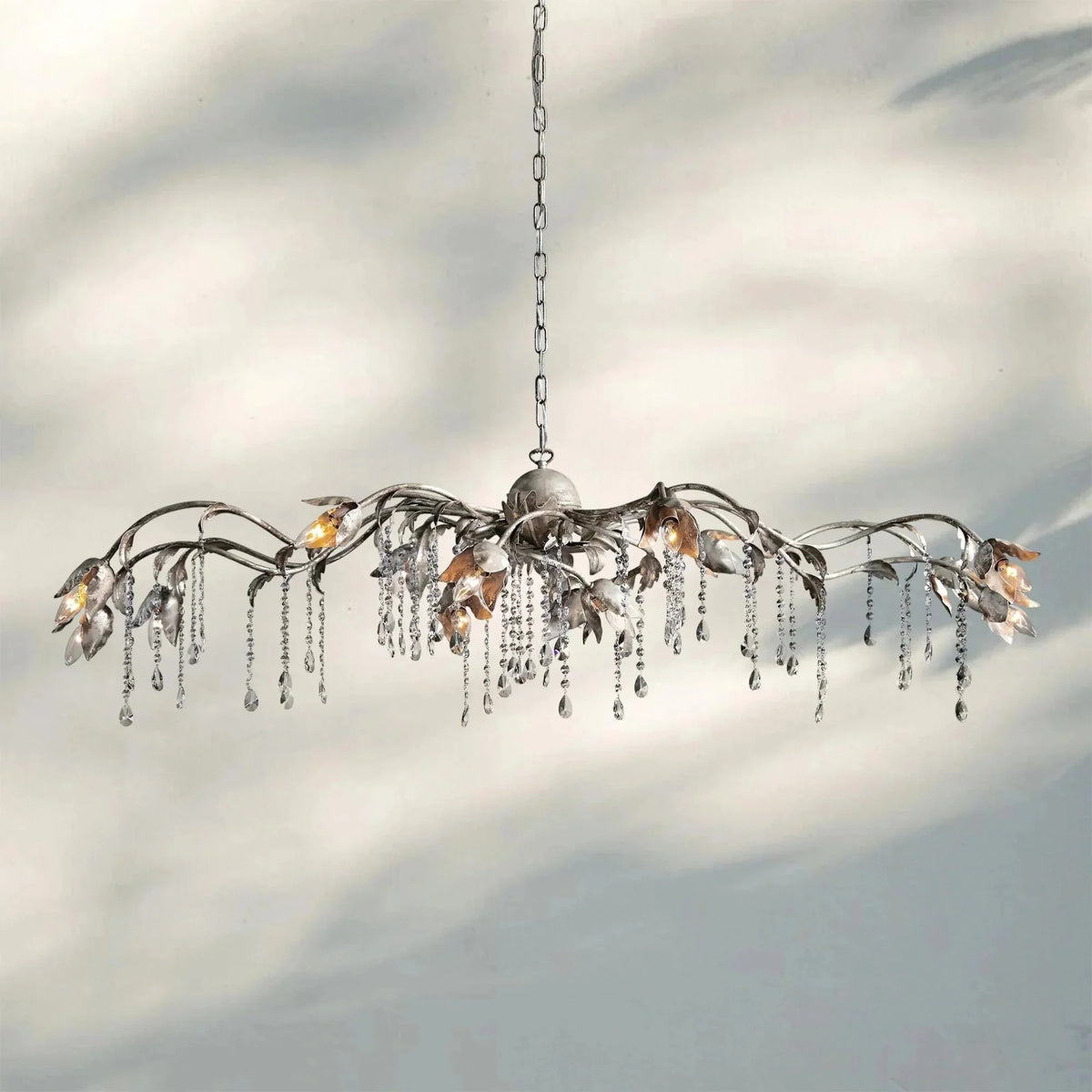 Viticcia Rectangular Chandelier 52" 61" 71" - cyranlamps