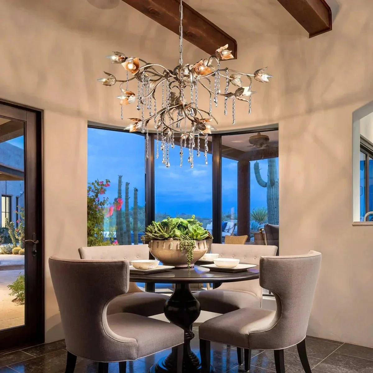 Viticcia Round Chandelier - cyranlamps