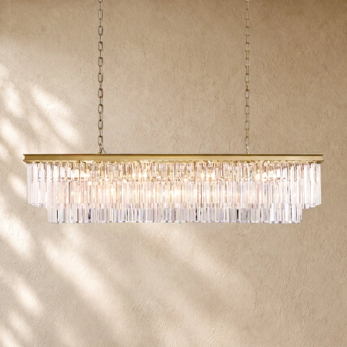 1920s Rectangular Chandelier 40" 49" 59"