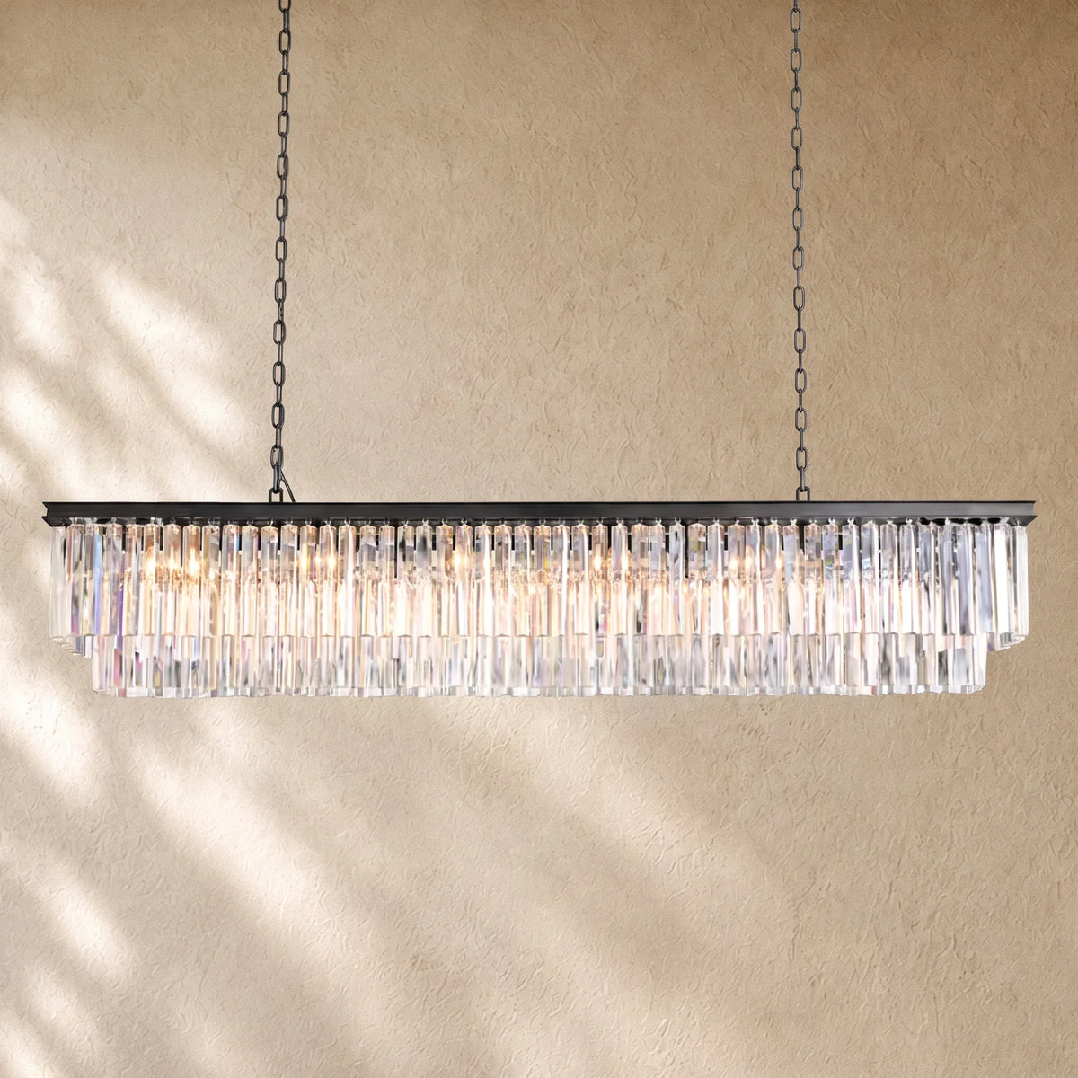 1920s Rectangular Chandelier 40" 49" 59"