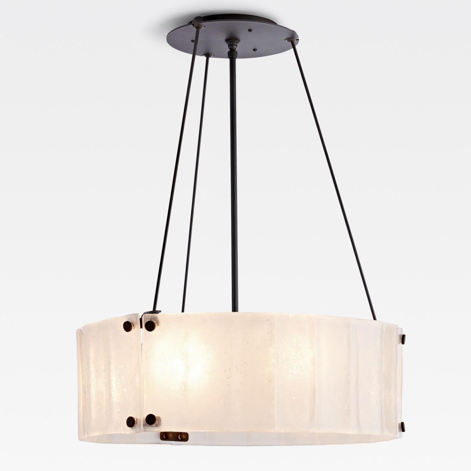 Willamette Round Crystal Chandelier - Cyran Lamps