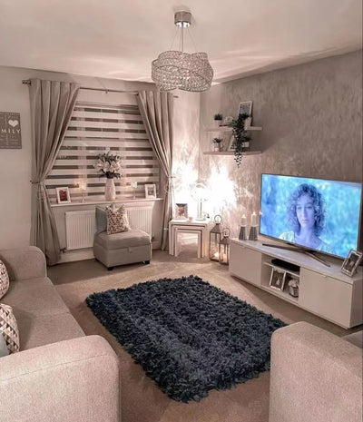 New Crystal Chandelier with Chrome Iron Frame