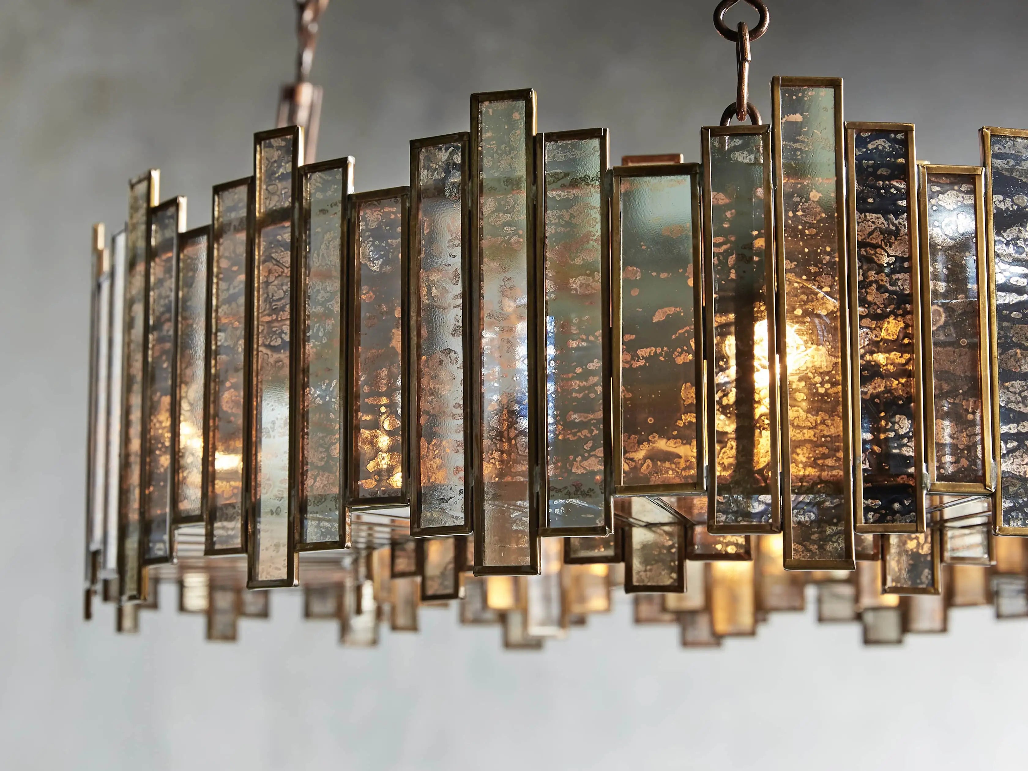 Roselle Glass Round Chandelier
