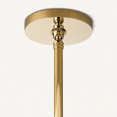 Hand-Carver Alabaster Cylinder Pendant
