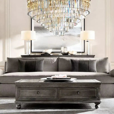 1920s Odeen Round Chandelier - cyranlighting