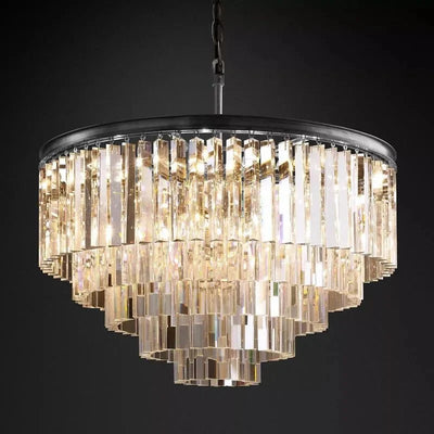 1920s Odeen Round Chandelier - cyranlighting