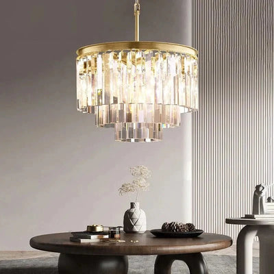 1920s Odeen Round Chandelier - cyranlighting