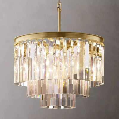 1920s Odeen Round Chandelier - cyranlighting