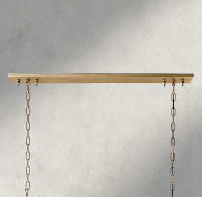 1920S Rectangular Chandelier 40", 49", 59" - cyranlighting
