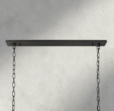 1920S Rectangular Chandelier 40", 49", 59" - cyranlighting