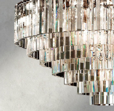 1920s Round Chandelier 20", 32", 44" - cyranlighting