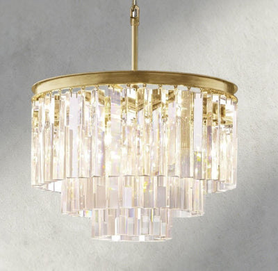 1920s Round Chandelier 20", 32", 44" - cyranlighting