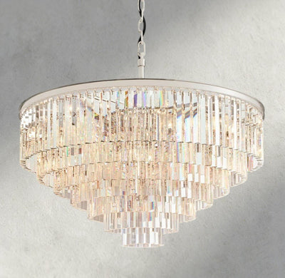 1920s Round Chandelier 20", 32", 44" - cyranlighting