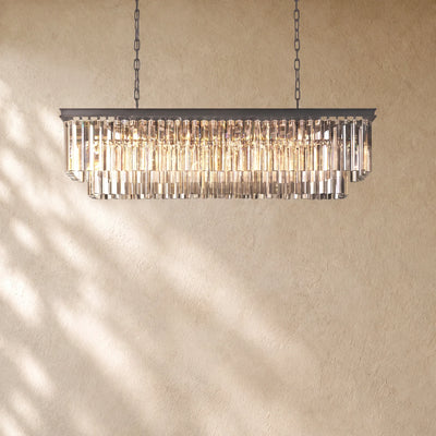 1920s  Rectangular Chandelier 40" 49" 59"