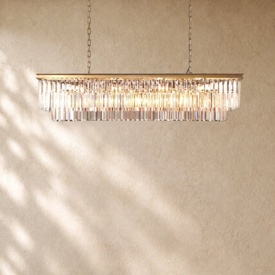 1920s  Rectangular Chandelier 40" 49" 59"