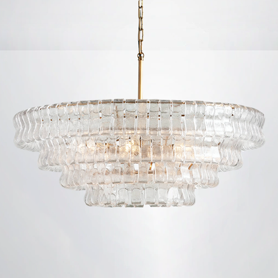 Callista 4/5-Tier Glass Round Chandelier