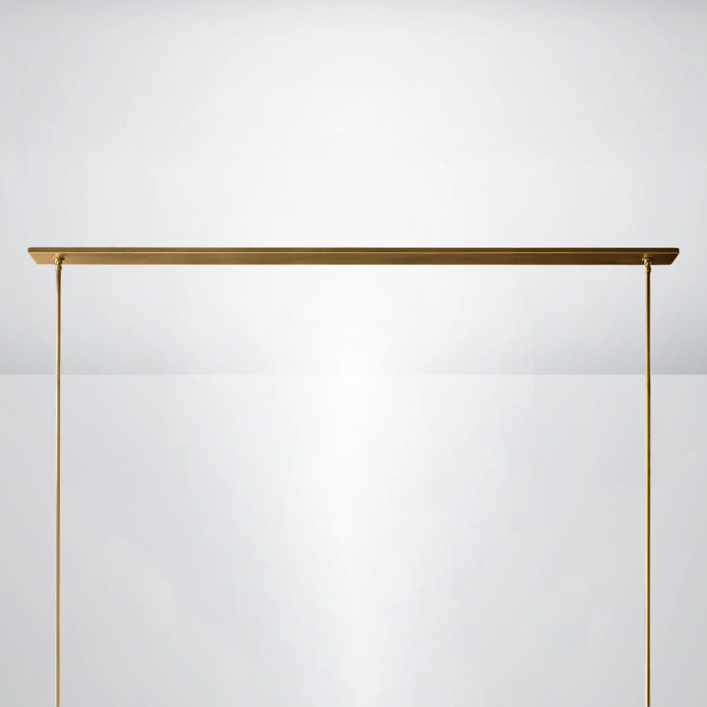 Summit Milk Linear Glass Chandelier