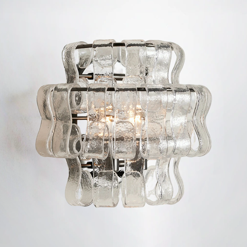 Callista Glass Wall Sconce 12"