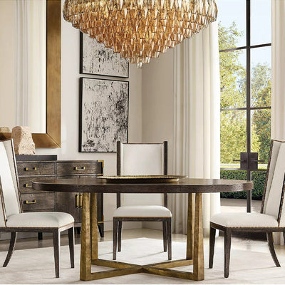 Skylark Crystal Square Chandelier 37"